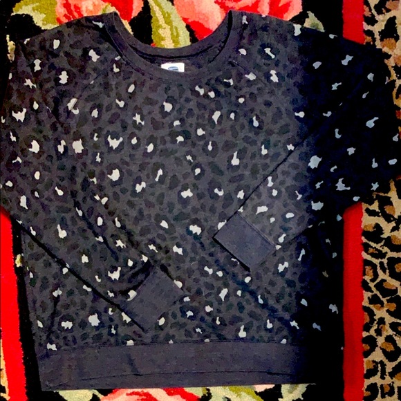 Old Navy Tops - Leopard Sweatshirt